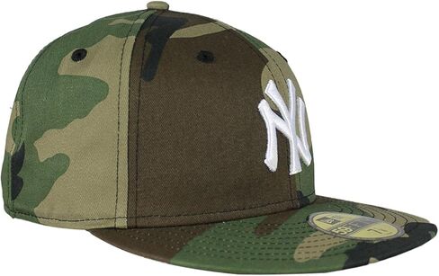 عصر جديد في نيويورك يانكيز الأساسية 59Fifty Cap Cap Hat Woodland Camo 11941964 in Saudi Arabia