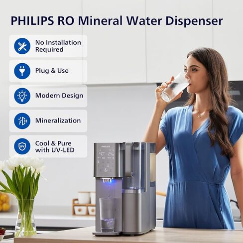 Philips Add583 Ro Filter ، 6-in-1 استبدال مرشح المياه التناضح العكسي لـ Add6928dg/Add6926WH موزع المياه كونترتوب ، NSF/ANSI 372 معتمد in Kuwait
