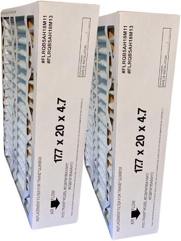 ذري 17.7x20x4.7 متوافق مع Trane Envirowise Flrqb5ah18m11 Merv 11 Filter - 2 Pack in Kuwait