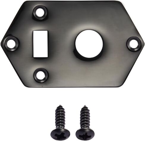 Dopro Electric Guitar Pickup Selector Switch Plate Control Cover Plate with Blade Slot for Contemporary/Marr Jaguar Chrome in Kuwait