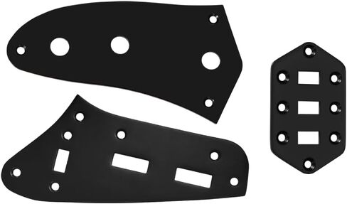 Dopro Electric Guitar Pickup Selector Switch Plate Control Cover Plate with Blade Slot for Contemporary/Marr Jaguar Chrome in Kuwait