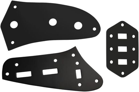 Dopro Electric Guitar Pickup Selector Switch Plate Control Cover Plate with Blade Slot for Contemporary/Marr Jaguar Chrome in Kuwait
