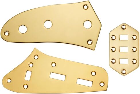 Dopro Electric Guitar Pickup Selector Switch Plate Control Cover Plate with Blade Slot for Contemporary/Marr Jaguar Chrome in Kuwait