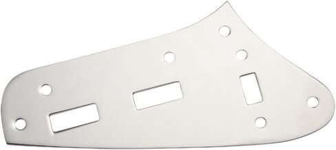 Dopro Electric Guitar Pickup Selector Switch Plate Control Cover Plate with Blade Slot for Contemporary/Marr Jaguar Chrome in Kuwait