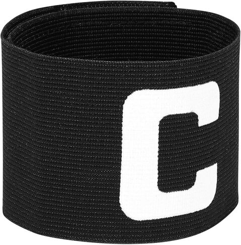 Garneck Elastic Soccer Captain Armband for Adult Youth Adjustable Arm Band for C Armband for Soccer Rugby Basketball Player in Saudi Arabia
