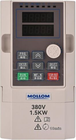 MOLLOM VFD 5.5KW 7.5HP 13A 380V Single or Three Phase Input to 3 Phase 0-3000 Hz Output Variable Frequency Drive Inverter for Spindle Motor CNC Speed Control in Saudi Arabia