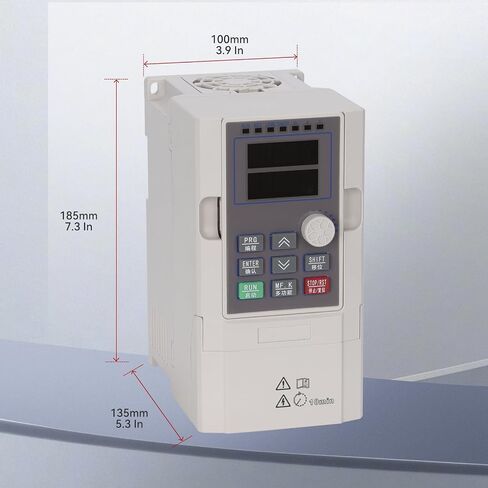MOLLOM VFD 5.5KW 7.5HP 13A 380V Single or Three Phase Input to 3 Phase 0-3000 Hz Output Variable Frequency Drive Inverter for Spindle Motor CNC Speed Control in Saudi Arabia