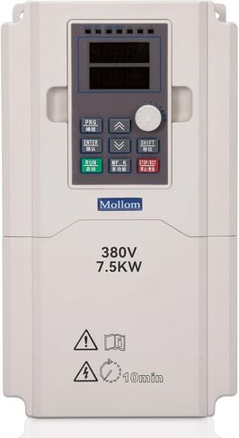 MOLLOM VFD 5.5KW 7.5HP 13A 380V Single or Three Phase Input to 3 Phase 0-3000 Hz Output Variable Frequency Drive Inverter for Spindle Motor CNC Speed Control in Saudi Arabia