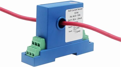 إخراج وحدة الإرسال الحالية AC/DC 4-20MA 0-20MA 0-5/10V RS485 مثقب القاعة المستشعر الإدخال المستشعر AC DC 0-200A (DC 0-50A_12MM_220V) in Kuwait