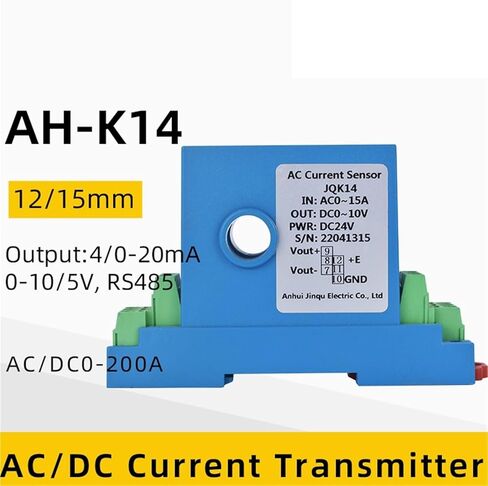 إخراج وحدة الإرسال الحالية AC/DC 4-20MA 0-20MA 0-5/10V RS485 مثقب القاعة المستشعر الإدخال المستشعر AC DC 0-200A (DC 0-50A_12MM_220V) in Kuwait