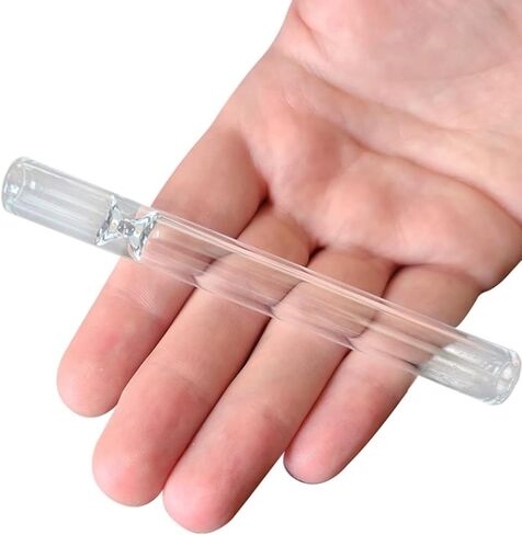 Glass Tube Stem, 4 Inch Long 12 mm OD 2mm Straight ，Steam Chemistry Air Drying Tube，Thick Wall Tubing with 2 Cleaning Brush (8 Pieces） in Kuwait