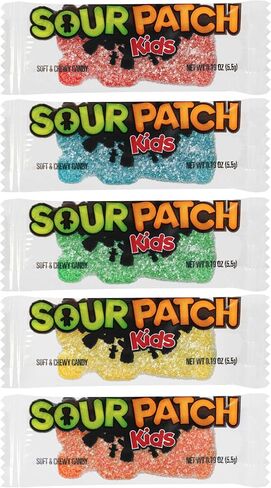 SOUR PATCH KIDS Big Kids Individually Wrapped Soft & Chewy Candy, Bulk Candy, School Snacks, 240 Count Box in Saudi Arabia