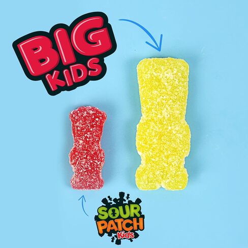 SOUR PATCH KIDS Big Kids Individually Wrapped Soft & Chewy Candy, Bulk Candy, School Snacks, 240 Count Box in Saudi Arabia