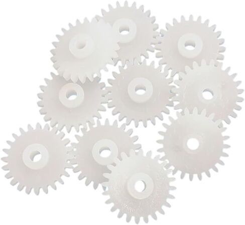 242A معامل 0.5 24 أسنان بوم ترس البلاستيك قرص الأجزاء الأجزاء 24T 2MM التروس OD = 13MM 10pcs/lot in Saudi Arabia