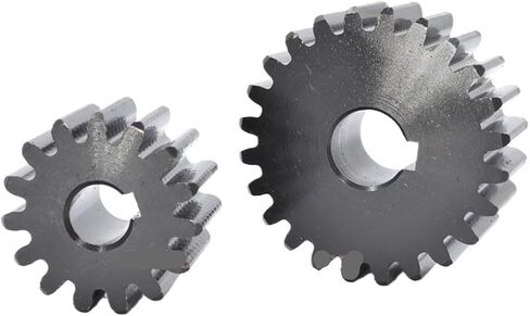 1pc 22T-30T 2M Spur Gear 45# Steel 22 23 24 25 26 27 28 30 Teeth Drive Flat Gear Keyway Bore 12/14/15/16/17/18/19/20/22/24-32mm(18mm-Keyway,26 Teeth (OD 56mm)) in Saudi Arabia