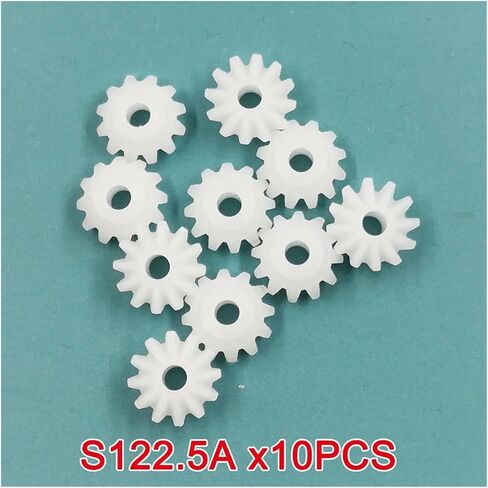 10pcs/ lot S162A S163A S122.5A PINION PINION 11.2 مم/ 9 مم قطر 16T/ 12 ترس مخروطي الأسنان (S162A X10PCS) in Saudi Arabia