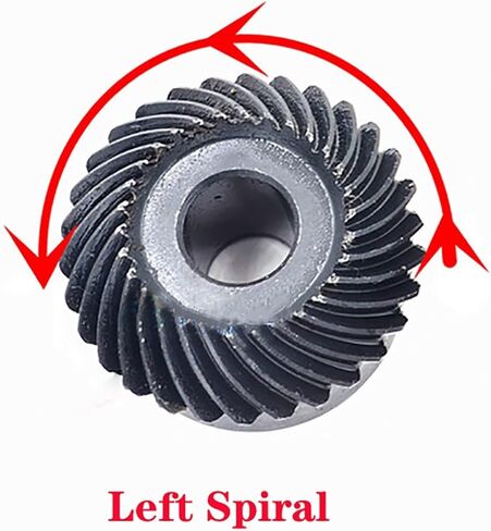 Bevel Pinion Gear Brass，Steel Bevel Gears 1pcs 1.5M 20T 25T 30T Spiral Bevel Gear 1.5 Module 20 Teeth Left Right Hand Spiral Helical Gear 45 Steel 6mm Bore Gear Miter Worm(Left Spiral(1pcs),30 Teeth) in Kuwait