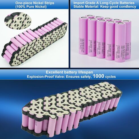 48V 17.5Ah Ebike Battery 50A BMS for 250-2000W Motor HL03 Electric Bike Battery for Electric Motorcycle/Mountain Bike/Motor Bike/Trike (48V 17.5Ah) in Saudi Arabia
