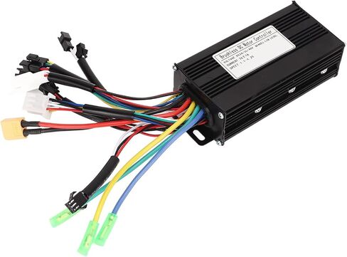 RiToEasysports Electric Controller, Electric Brushless Motor Controller 24V 36V 48V 500W 750W 3 Mode Sine26A Modified Accessories in Saudi Arabia