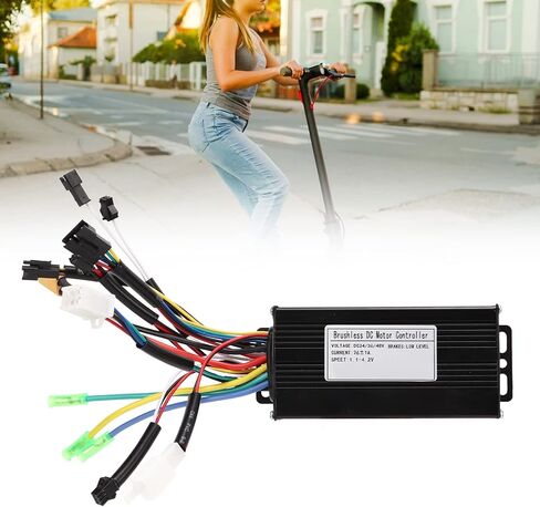RiToEasysports Electric Controller, Electric Brushless Motor Controller 24V 36V 48V 500W 750W 3 Mode Sine26A Modified Accessories in Saudi Arabia