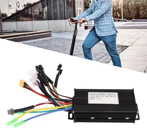 RiToEasysports Electric Controller, Electric Brushless Motor Controller 24V 36V 48V 500W 750W 3 Mode Sine26A Modified Accessories in Saudi Arabia