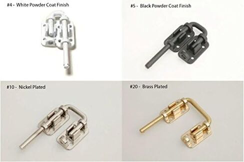Patio Door Latch - Safe and Secure Drop-in Lock for Your Sliding Glass Doors, Patio Door Security Latch (Made in The USA) (Medium, Black Powder Coat Finish) in Saudi Arabia