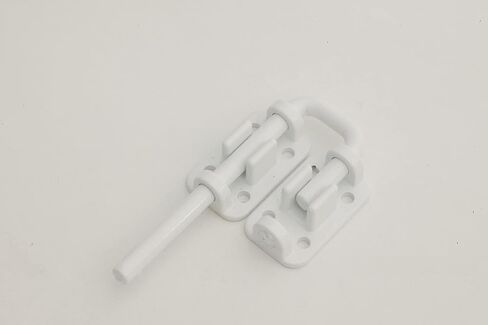 Patio Door Latch - Safe and Secure Drop-in Lock for Your Sliding Glass Doors, Patio Door Security Latch (Made in The USA) (Medium, Black Powder Coat Finish) in Saudi Arabia