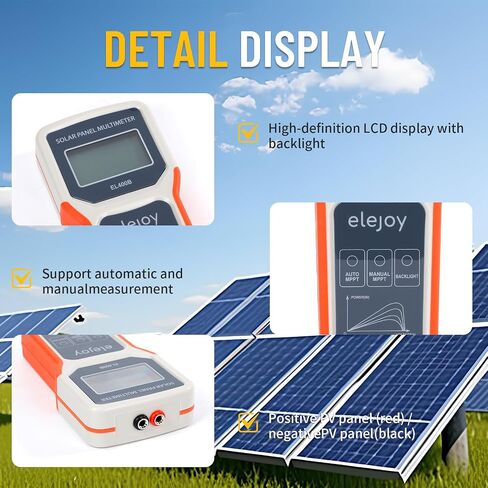 35 AMP 800W Solar Panel Tester MPPT Photovoltaic MultiMeter & Watt Meter Smart Smart Form in Saudi Arabia