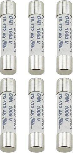 RLECS 6pcs 6x32mm أبيض أنابيب الصمامات السيراميك 500MA/1000V مواصفات عالية حماية الدائرة القصيرة in Saudi Arabia