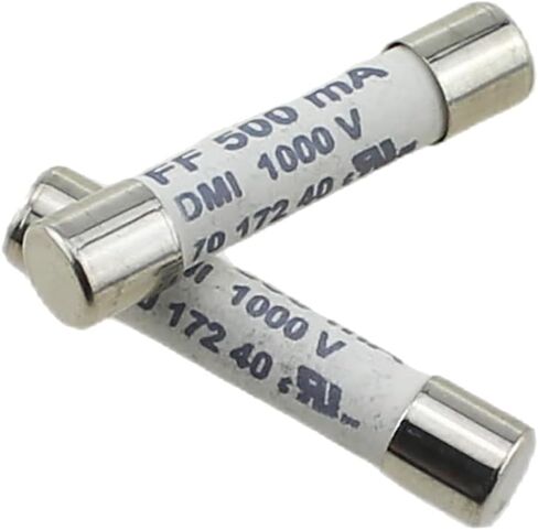 RLECS 6pcs 6x32mm أبيض أنابيب الصمامات السيراميك 500MA/1000V مواصفات عالية حماية الدائرة القصيرة in Saudi Arabia