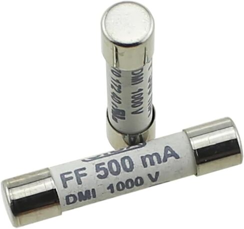 RLECS 6pcs 6x32mm أبيض أنابيب الصمامات السيراميك 500MA/1000V مواصفات عالية حماية الدائرة القصيرة in Saudi Arabia
