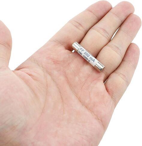 RLECS 6pcs 6x32mm أبيض أنابيب الصمامات السيراميك 500MA/1000V مواصفات عالية حماية الدائرة القصيرة in Saudi Arabia