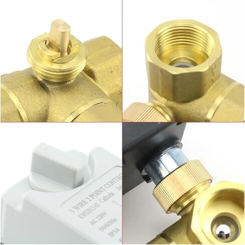12V 24V 220V DN15 DN20 DN25 BRASS 3-WOWWAY VALVE RALVE 1/2 "3/4" 1 "3-Wire 2-Point Solenoid Valve Actuator Manual (45659) in Saudi Arabia
