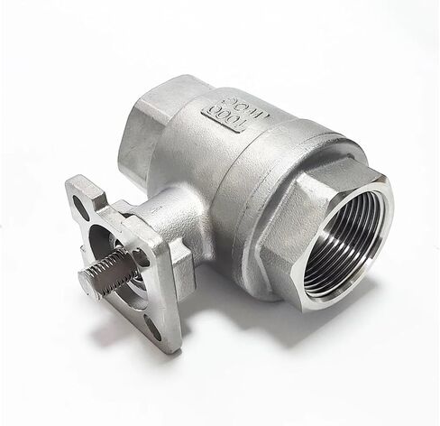 1-1/4" Full Port Stainless Water Valve 32mm bore Size Valve for Water Oil Gas ISO5211 Stainless Valve for Electric Actuator(NPT Thread) in Saudi Arabia