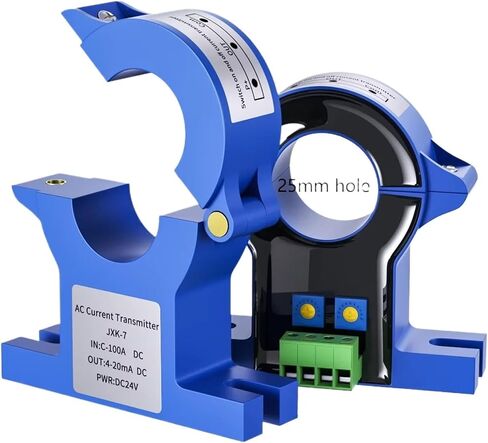 DC Current Transmitter 30A 100A 50A AC Current Sensor 4-20MA 0-10V RS485 DC TRANSDUCER HALL HALL TRANSMITTER (DC 0-50A ، OUTPUT 0-10V_DC24V) in Saudi Arabia