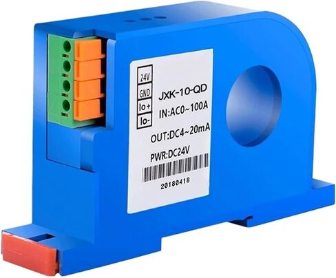 جهاز الإرسال الحالي DC 4-20MA 0-10V AC جهاز الإرسال المستشعر الحالي RS485 20MM 25MM 300A 200A 400A DC TRANSDUCER (DC0-50A_4-20MA_DC12V) in Saudi Arabia