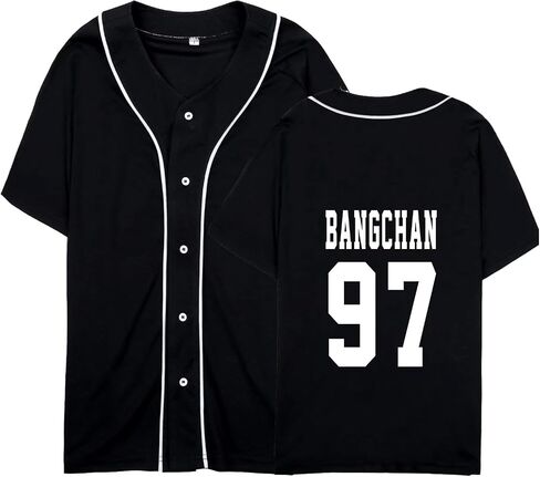 Bangchan Felix Hyunjin Jersey Tshirt Jisung Changbin Minho Seungmin Baseball Tee Shirt Merch in Kuwait