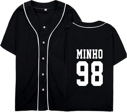 Bangchan Felix Hyunjin Jersey Tshirt Jisung Changbin Minho Seungmin Baseball Tee Shirt Merch in Kuwait