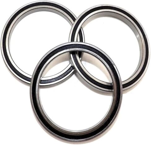 10/50pcs S6802-2RS S6802RS 15 * 24 * 5mm ABEC-5 Double Rubber Cover Stainless Steel Thin Deep Groove Ball Bearing 15×24×5mm in Saudi Arabia