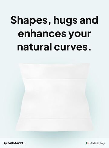 Farmacell 405 Men's Waist Control Belt Shaping Band, 100% Made in Italy in Saudi Arabia