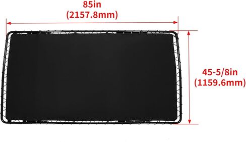 HECASA Universal Golf Cart Sun Top Compatible with EZGO Club Car Yamaha Extended Golf Cart Roof Black in Saudi Arabia