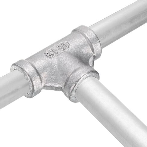 HARFINGTON Tee Pipe Fitting (1/2" x 1" x 1") NPT Female 304 Stainless Steel t Shaped Reducer 3 Way T-Connector for Industrial Connection Water Air Gas Oil Fuel in Saudi Arabia
