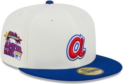 عصر جديد Atlanta Braves 2000 All Star Game Retro Cooperstown 59Fifty 5950 forged in Kuwait