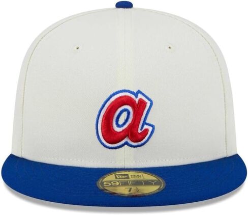 عصر جديد Atlanta Braves 2000 All Star Game Retro Cooperstown 59Fifty 5950 forged in Kuwait