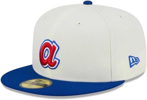 عصر جديد Atlanta Braves 2000 All Star Game Retro Cooperstown 59Fifty 5950 forged in Kuwait