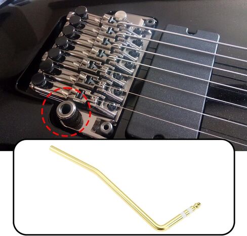 2Pcs 6mm Guitar Tremolo Arm Compatible with Ibanez Edge Lo-Pro Compatible with Edge Pro Gold in Kuwait