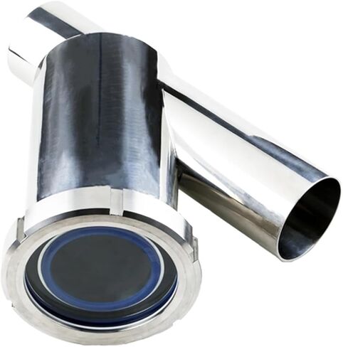 2-1/2 "أنبوب اللحام 63mmpipe مرشح y مصفاة y مع الفولاذ المقاوم للصدأ الزجاج 304 in Kuwait