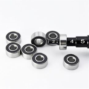 683 2RS 3 * 7 * 3mm 683RS Bore 3mm Small Deep Groove Ball Bearings 10Pcs in Saudi Arabia