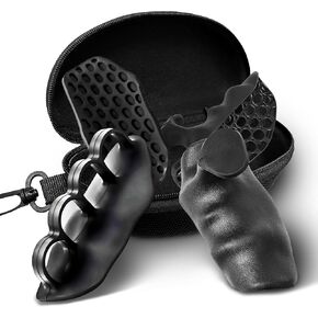 Anti-Slip Workout Grips, 4Pcs Ergonomic Hand Protector for Men and Women, Portable & Breathable, Gym Workout Gloves Ideal for Weight Lifting, Dumbbell, Pull-Ups, Gym Training, with Storage Case in Kuwait