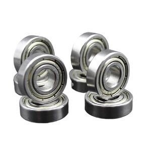 697 ZZ 7 * 17 * 5mm Chrome Steel Deep Groove Ball Bearings 10Pcs in Saudi Arabia